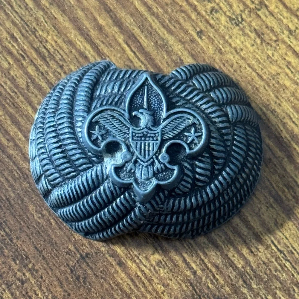 Boy Scouts BSA Eagle Fleur De Lis Neckerchief Slide Keychain Lot‎ Metal Scout